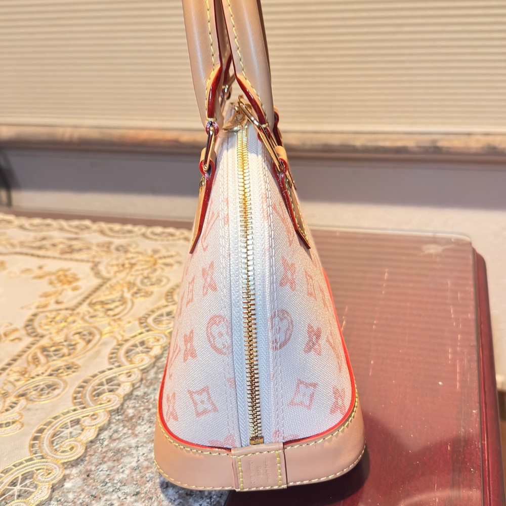NIB Louis Vuitton Linen Alma BB 130 year Anniversary Monogram Handbag! - Picture 4 of 10
